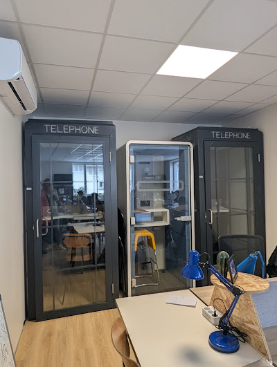 Les cabines pour les visio-conférence